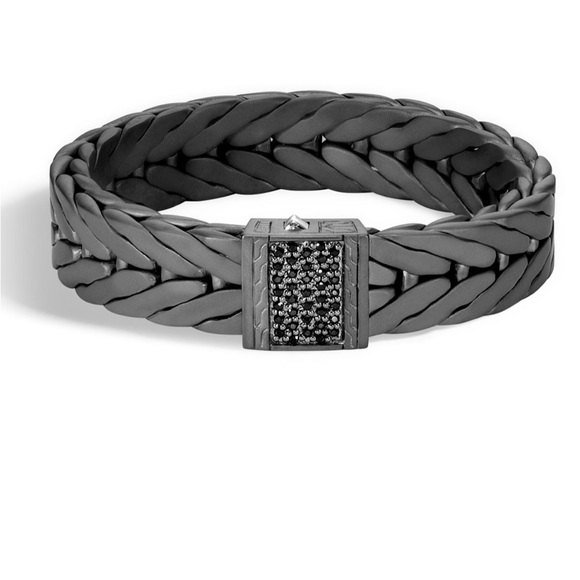 John Hardy Other - JohnHardy modern chain bracelet 16 mm in Black and silver
